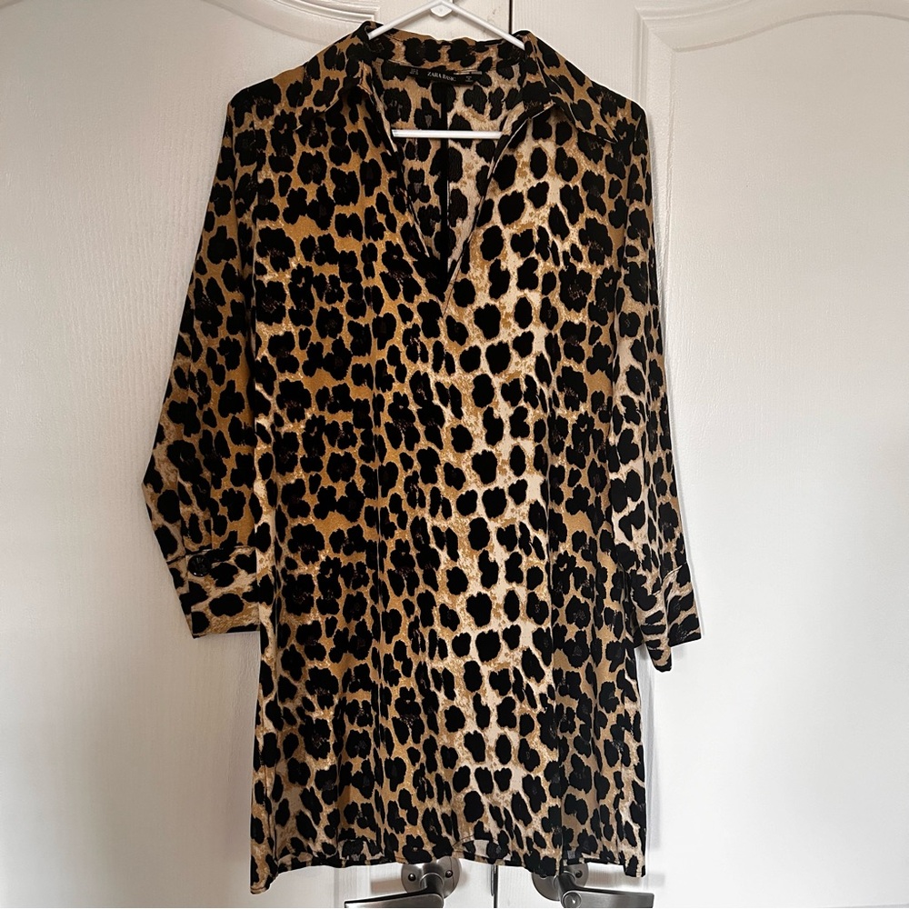 Zara Animal Print Dress